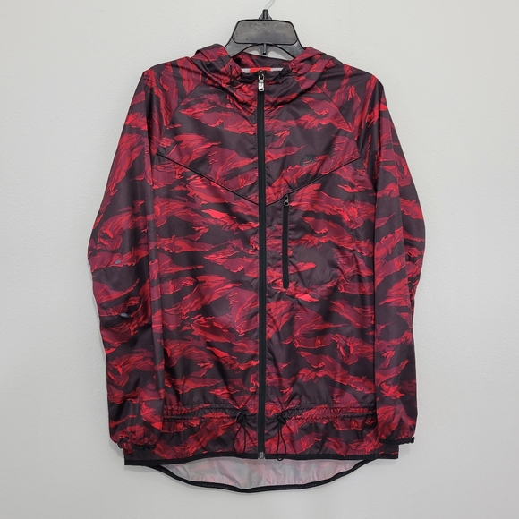 Nike Packable Camouflage Camo Trail Windbreaker Jacket Women's Medium - Picture 4 of 10